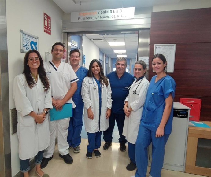 Equipo Servicio Urgencias Vithas Málaga.
