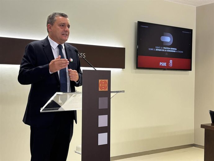 El portavoz del PSOE, Fernando Sabés.