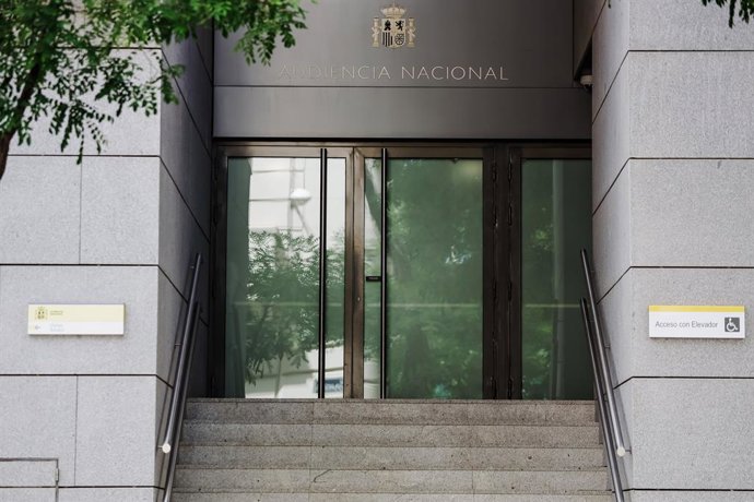 Archivo - Fachada de la Audiencia Nacional, a 14 de junio de 2022, en Madrid (España).