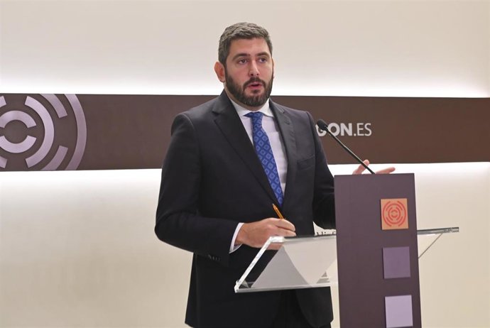 El portavoz de Vox, Alejandro Nolasco.