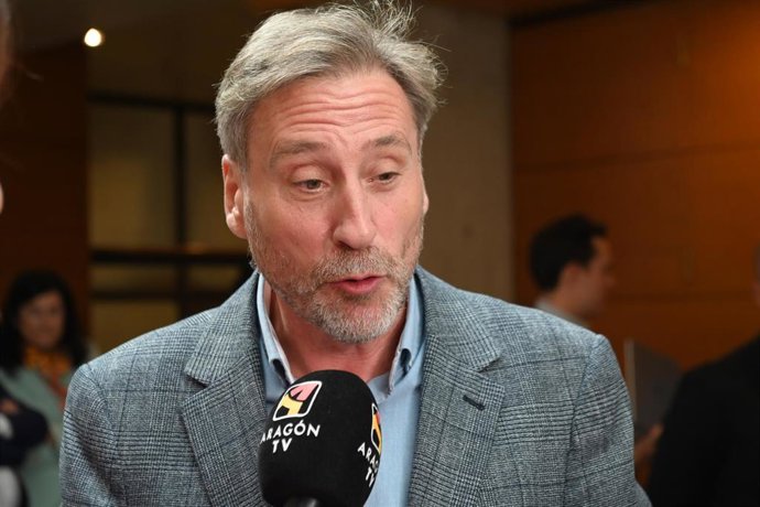 José Luis Soro, portavoz de CHA.