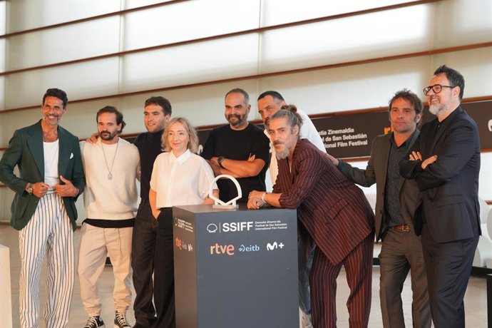 L'equip de la sort en el Festival de Sant Sebastià.