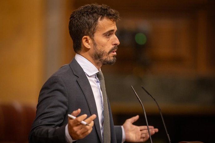 Archivo - El portavoz nacional de Vivienda de Vox y diputado por Málaga en el Congreso, Carlos Hernández Quero.