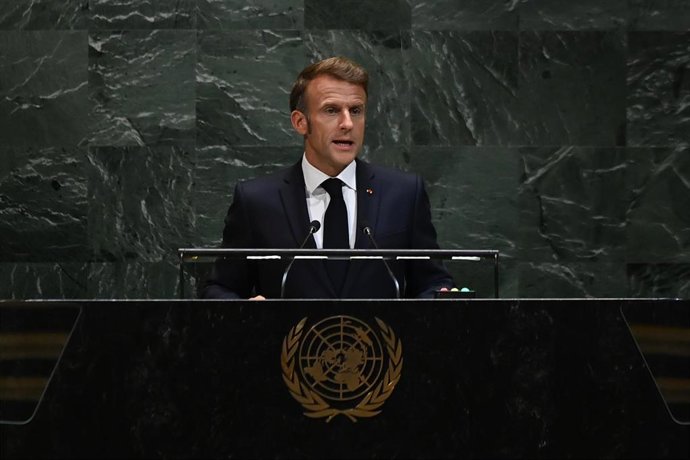 El presidente francés, Emmanuel Macron