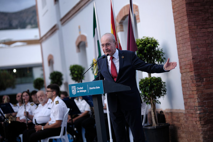 El alcalde de Málaga, Francisco de la Torre, durante el acto de inauguración.