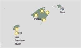 El tiempo hoy, jueves 25 de septiembre, en Baleares.