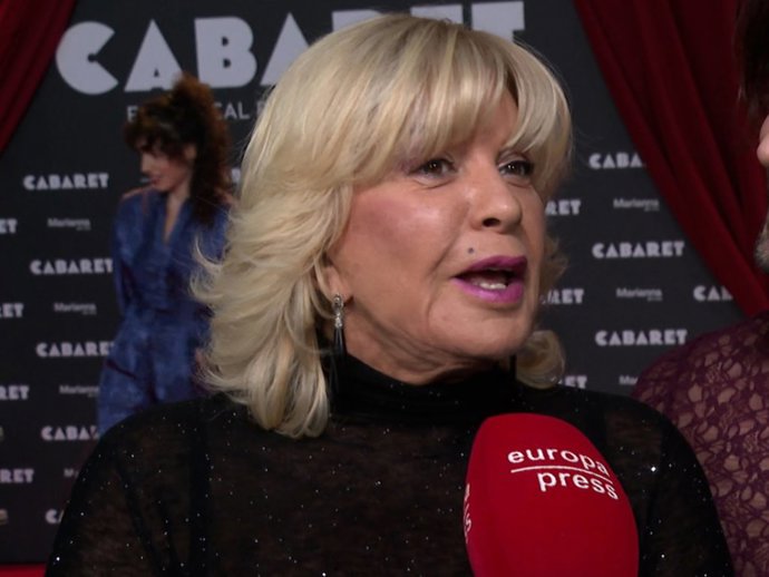 Bárbara Rey en el estreno de 'Cabaret, el Musical'