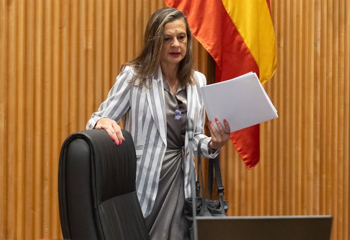 La delegada del Gobierno contra la Violencia de Género, Carmen Martínez Perza, comparece ante la Comisión de seguimiento y evaluación de los acuerdos del Pacto de Estado en materia de Violencia de Género.