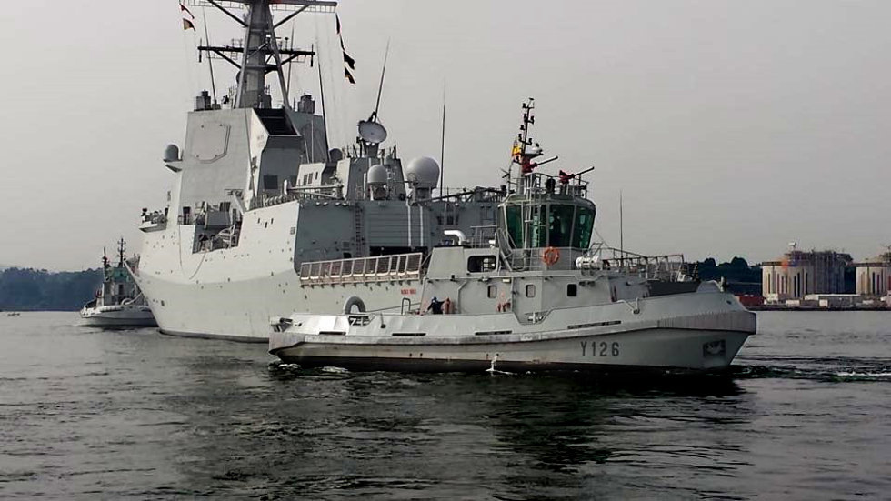 Navantia inicia las pruebas del Buque de Acción Marítima Furor