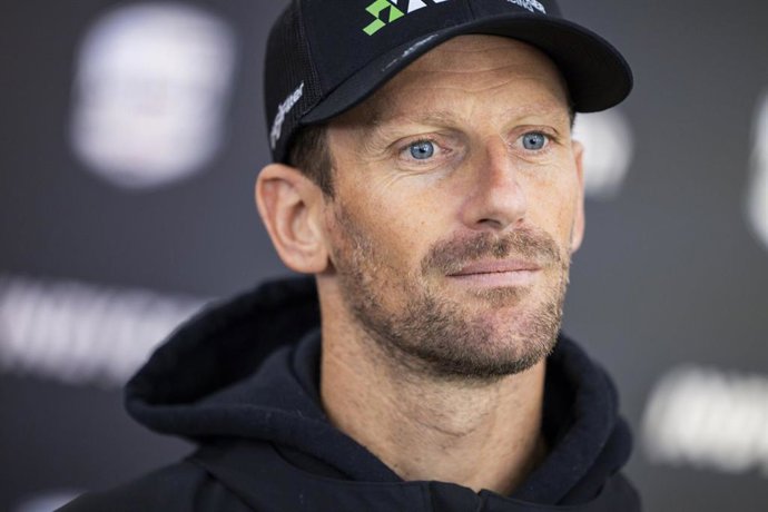 Archivo - El piloto francés Romain Grosjean.