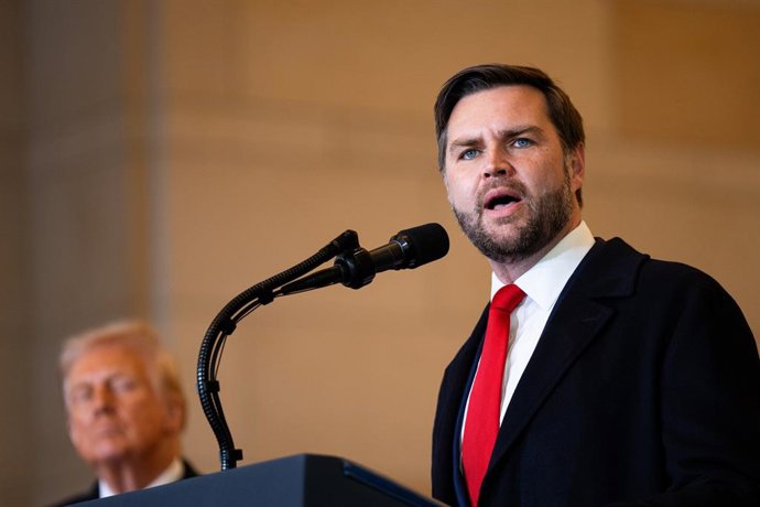 Archivo - Arquivo - Vice-presidente dos EUA, JD Vance.