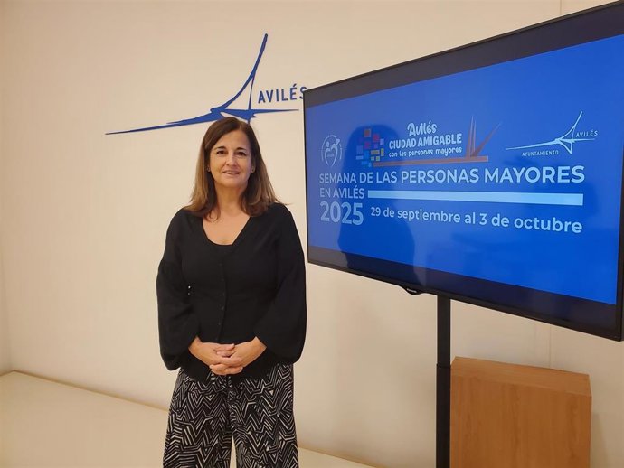 La concejala de Mayores y Ciudad Saludable del Ayuntamiento de Avilés, Ana Suárez Guerra.