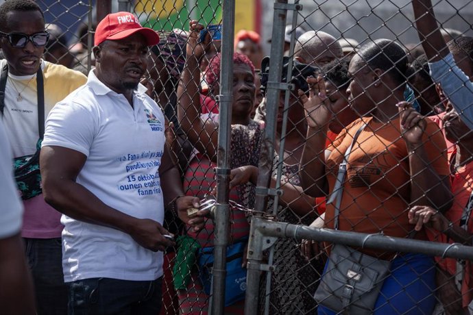 Archivo - Arquivo - Imagem de arquivo de refugiados haitianos.