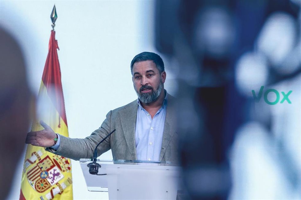 Archivo - El presidente de VOX, Santiago Abascal, en una foto de archivo. 