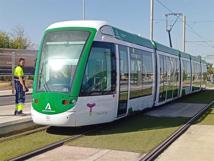 Tranvía de Jaén en pruebas