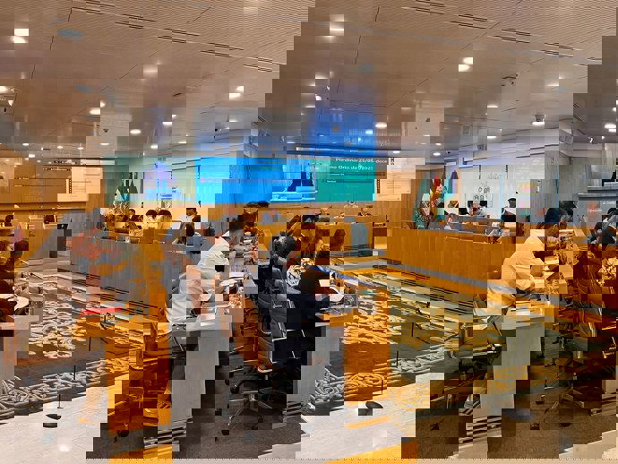 El pleno de la Diputación de Sevilla, reunido este jueves, 25 de septiembre, en sesión ordinaria.