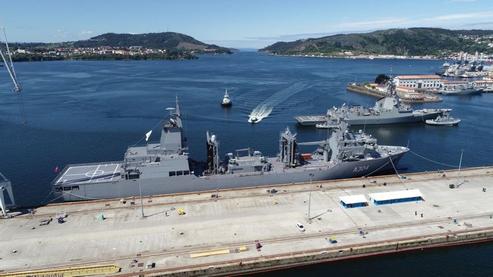 Archivo - Buque AOR realizado en Navantia Ferrol para Australia