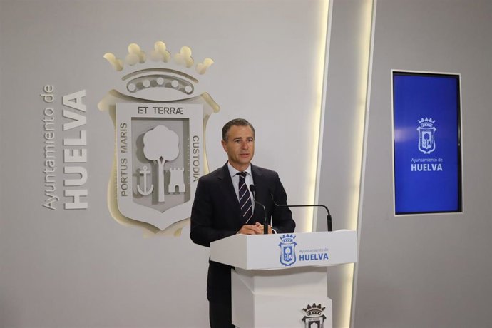 El primer teniente alcalde y portavoz del equipo de Gobierno en el Ayuntamiento de Huelva, Felipe Arias.