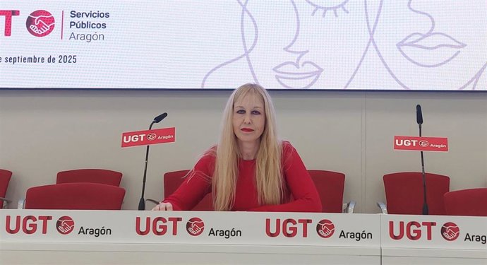 La secretaria de Servicios a la Comunidad y Atención Social de UGT Aragón, Angélica Mazo.