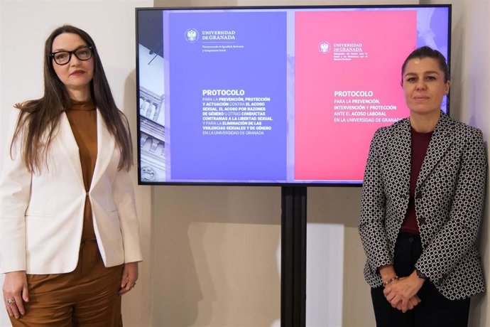 Presentación de los nuevos protocolos de la UGR frente al acoso sexual y laboral.