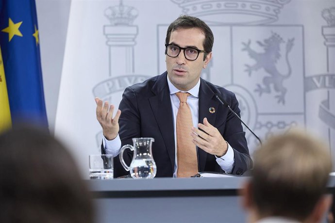 El ministro de Economía, Comercio y Empresa, Carlos Cuerpo.