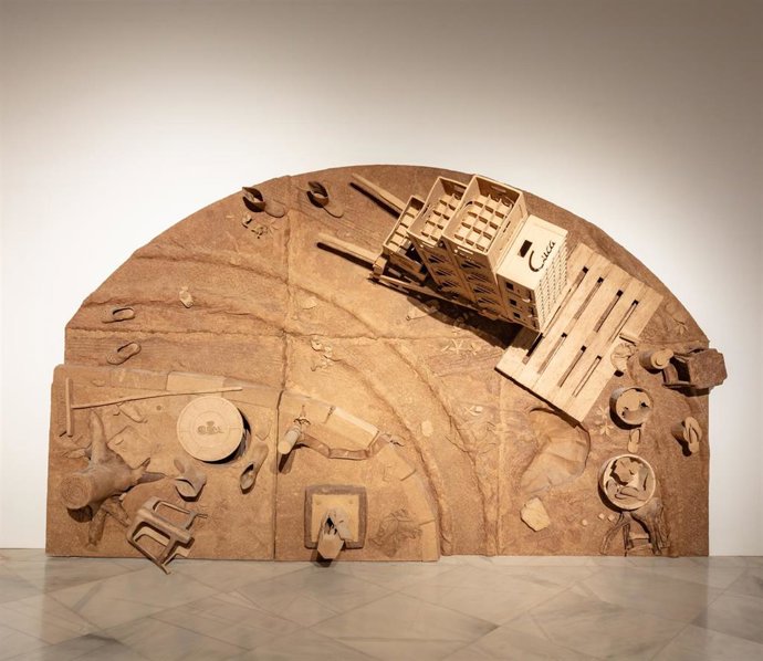 Exposición 'Donde el polvo respira' de Sandra Poulson, en el Centro Andaluz de Arte Contemporáneo (CAAC).