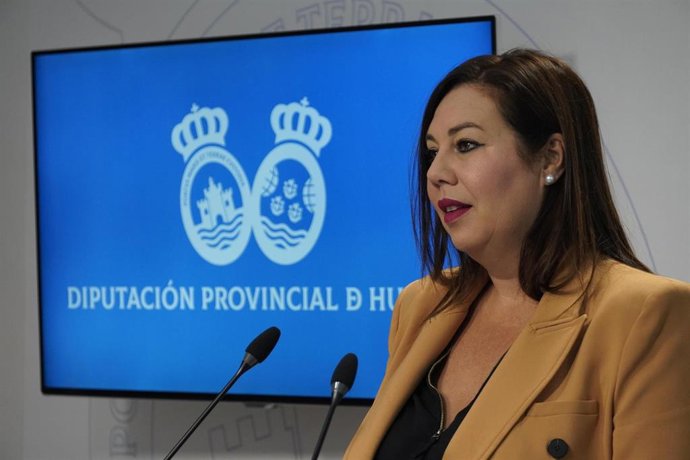 La portavoz del grupo popular en la Diputación de Huelva, Rocío Moreno.