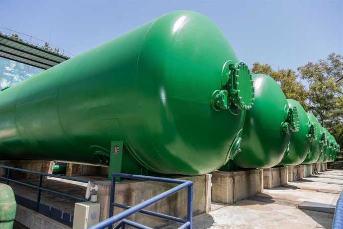 Archivo - Planta desaladora de Marbella.