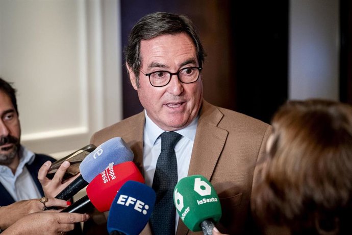 El presidente de la CEOE, Antonio Garamendi, durante la primera jornada del Forbes Spain Economic Summit 2025