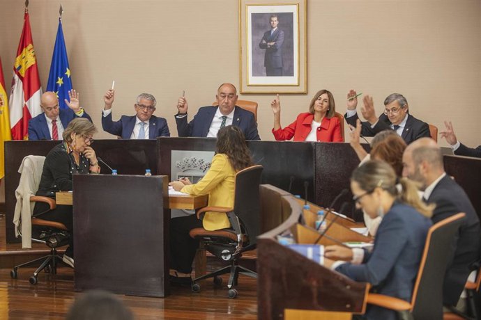 Pleno de la Diputación de Segovia.