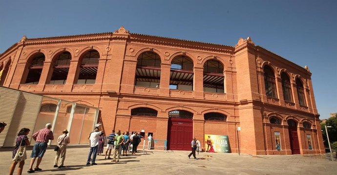 Archivo - Aspecto de la plaza de toros de La Malagueta.