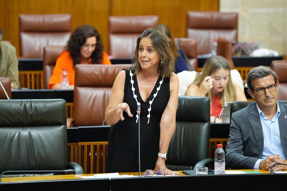 Archivo - Imagen de archivo de la consejera de Sostenibilidad y Medio Ambiente, Catalina García, en el Parlamento andaluz.