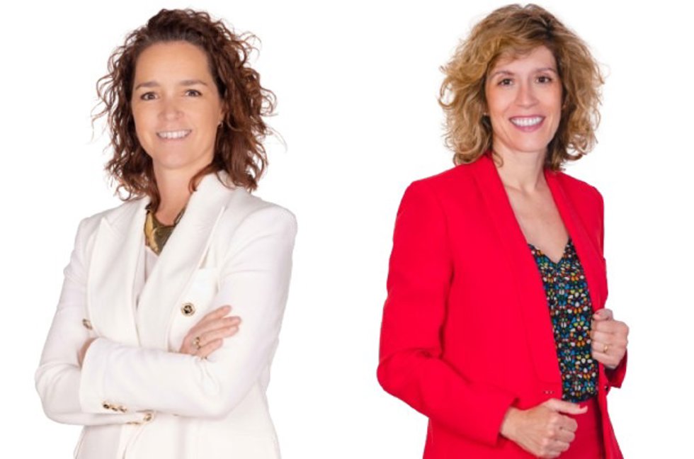 Patricia Martínez y Marta Gil.