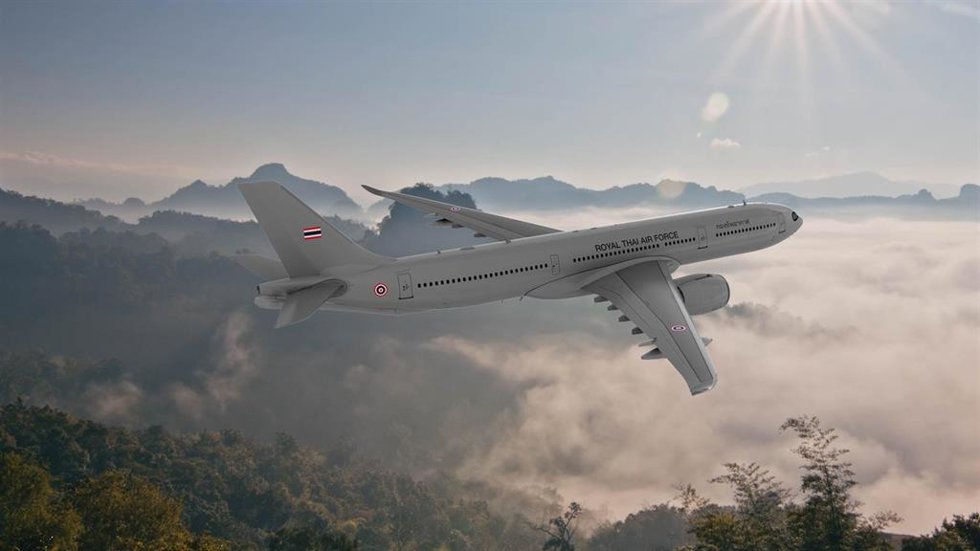 Airbus A330 MRTT+ de la fuerza aérea tailandesa.