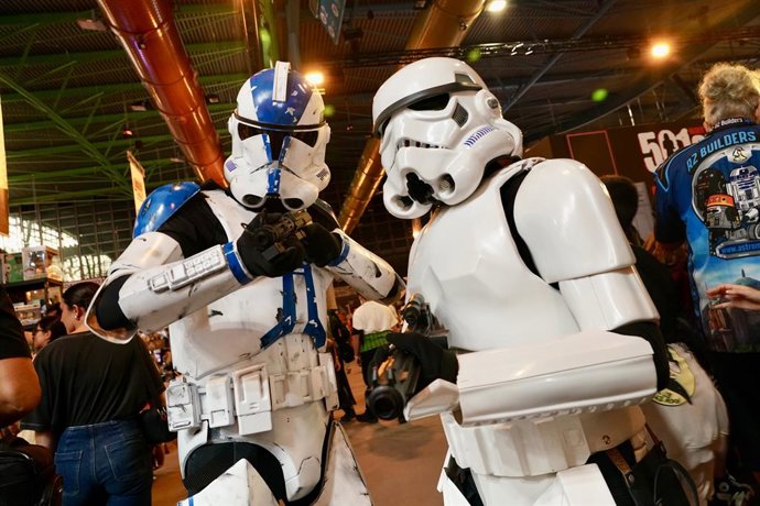 Imágenes de la Inauguración de la San Diego Comic-Con en el Palacio de Ferias y Congresos, a 25 de septiembre de 2025 en Málaga (Andalucía, España). Hoy se celebra la ceremonia de inauguración de la San Diego Comic-Con Málaga conducida por Dafne Keen y Ta