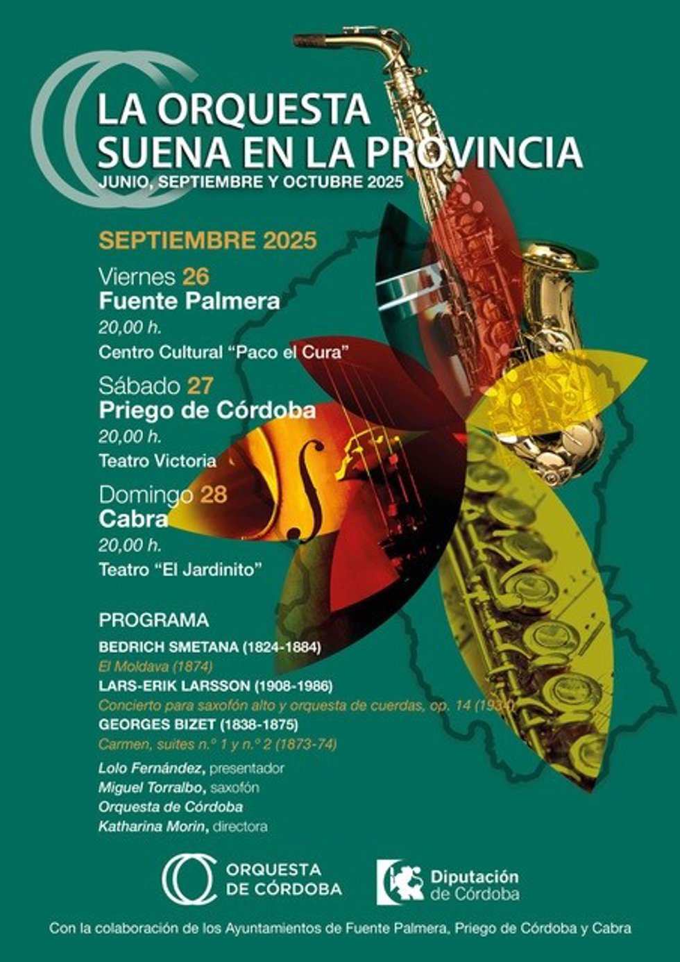 Cartel de 'La Orquesta suena en la provincia'.