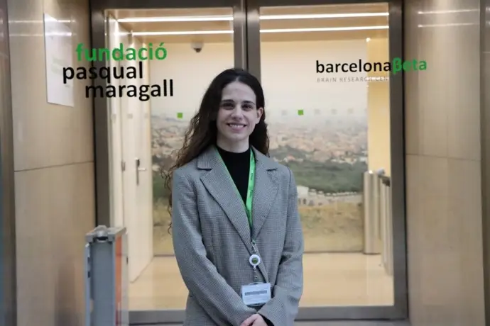 La autora principal del estudio e investigadora del grupo de Neuroimagen en el BBRC, Gemma Salvadó. - BBRC