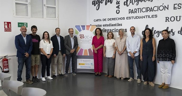 Imagen de la inauguración de la Noche Europea de los Investigadores en el Boulevard del Campus de El Carmen.