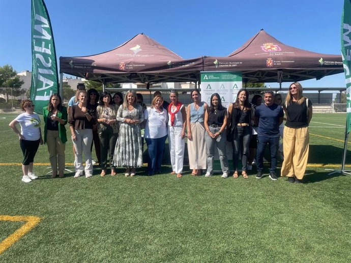 La delegada territorial de Salud y Consumo, Elena González, en la nueva edición de la 'Champions League por la Salud Mental', en Jaén.