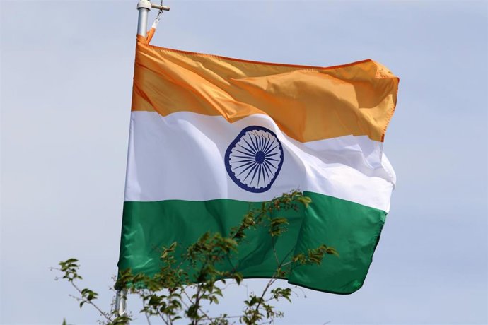 Archivo - Bandera de India 