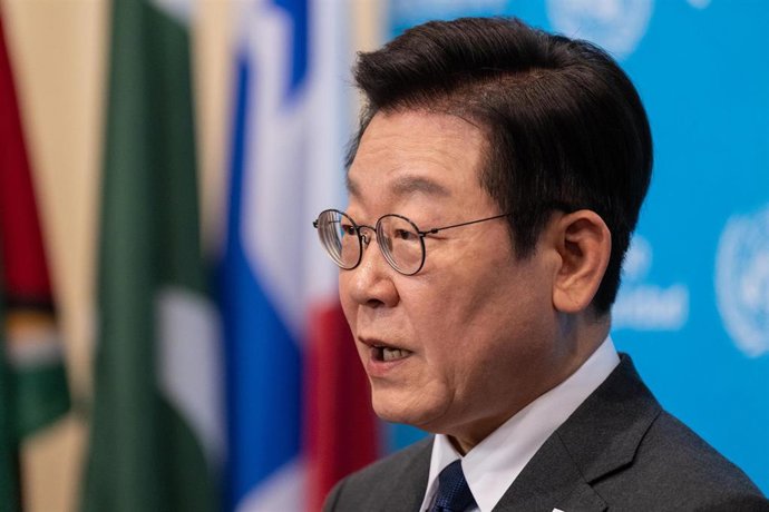 El presidente de Corea del Sur, Lee Jae Myung.