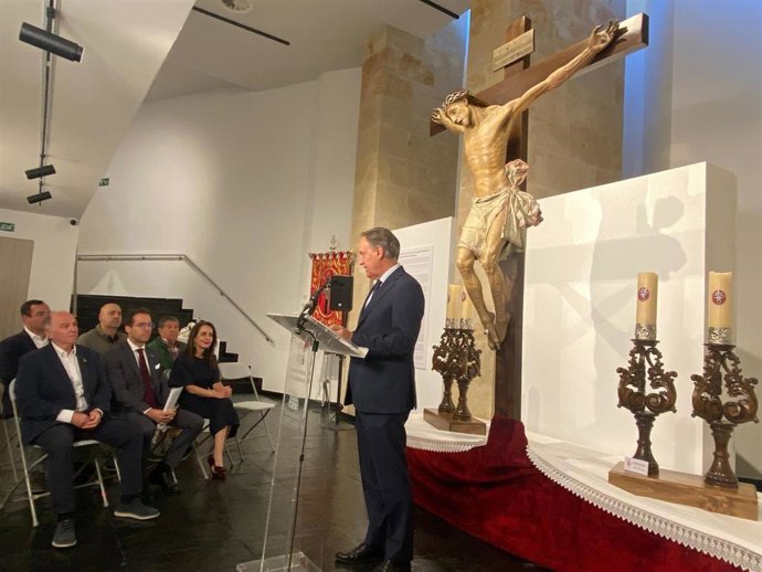 Inauguración de la exposición conmemorativa del V centenario del Cristo de la Agonía Redentora.