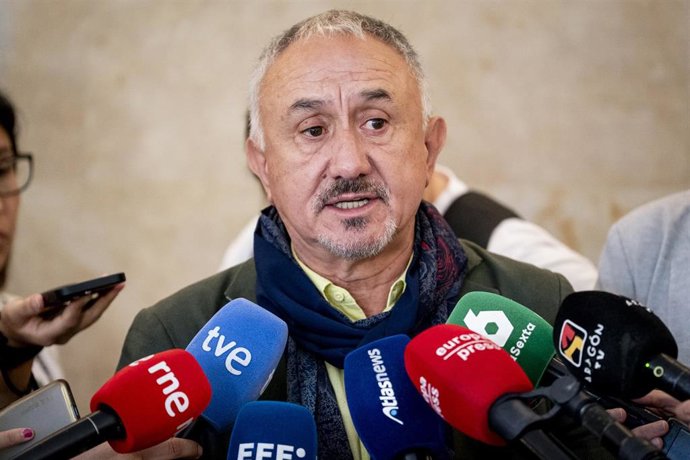 El secretario general de UGT, Pepe Álvarez