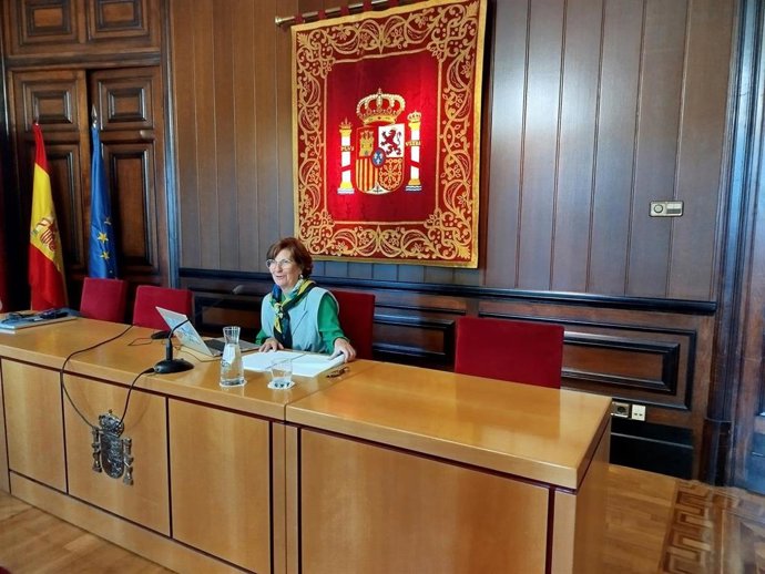 La delegada territorial de la Agencia Estatal de Meteorología en Navarra, Paloma Castro