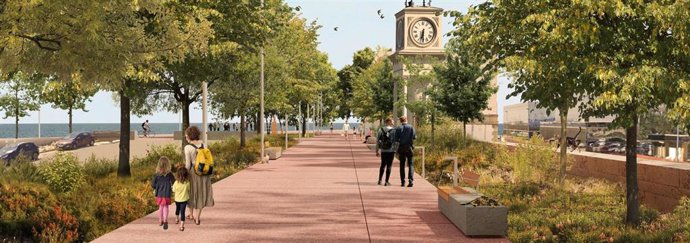 Imagen virtual del futuro parque.