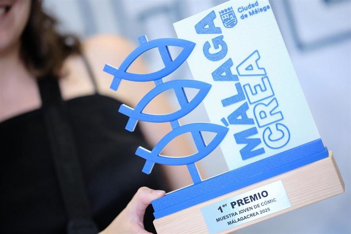Archivo - Galardón de la Muestra Joven ‘MálagaCrea’.