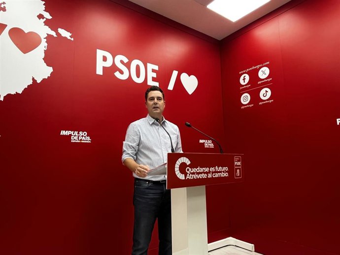 Daniel de La Rosa, en la conferencia de prensa sobre la sectorial que se celebrará en Las Médulas.