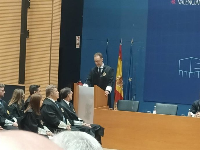 El nuevo presidente de la Audiencia Provincial de Valencia, José Manuel Ortega