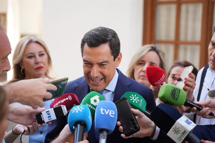 El presidente de la Junta de Andalucía, Juanma Moreno (Fotografía de Archivo)