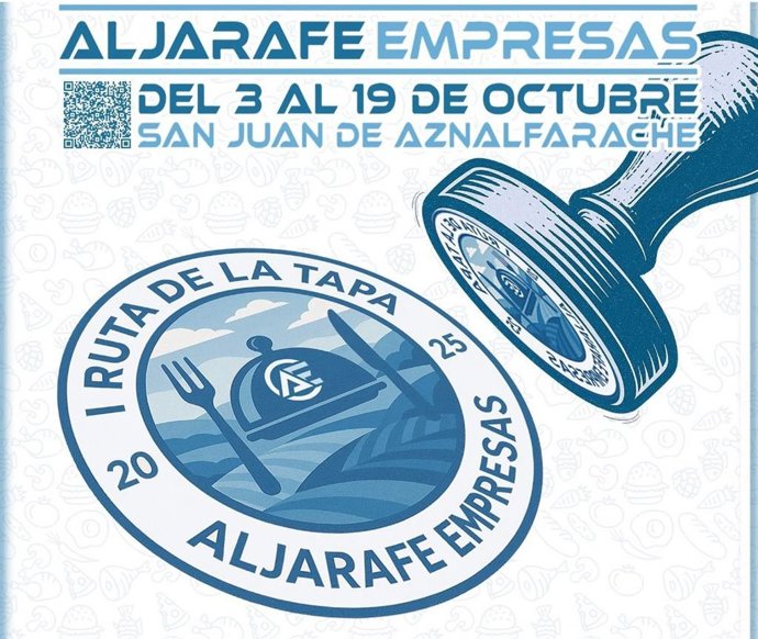 Cartel I Ruta de la Tapa Aljarafe Empresas.